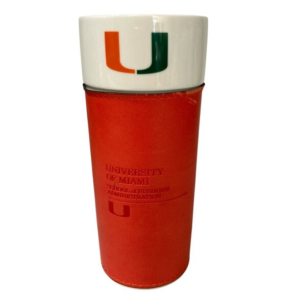 UM University of Miami School of Business Administration Coffee Cup Mug Tumbler - Picture 1 of 10